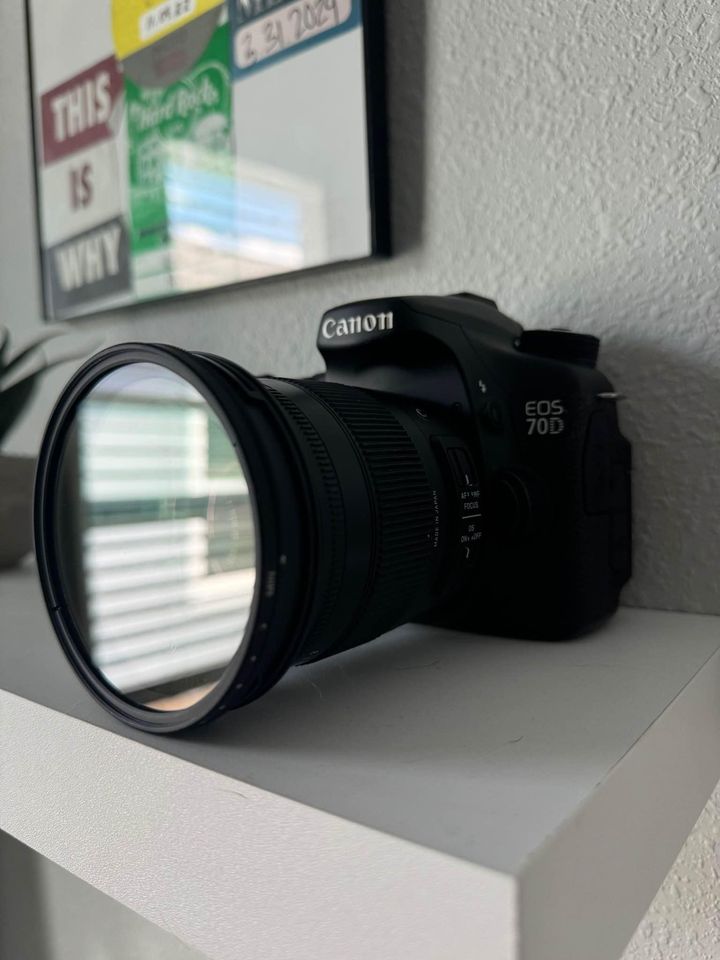 Canon 70D W/ Sigma 17-70 And ND Filter